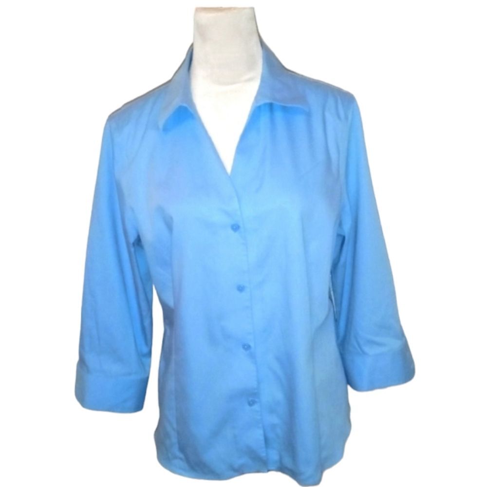 ANNE Klein size L button down  blouse